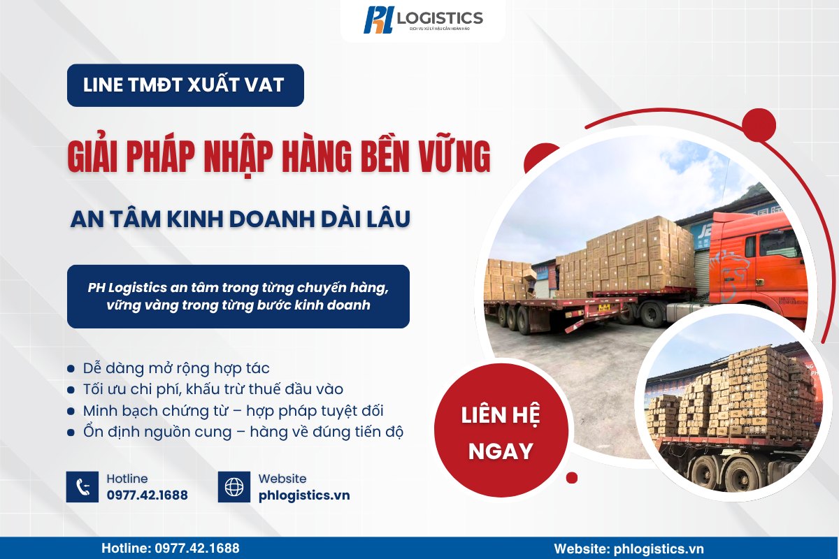 Line TMĐT Xuất VAT PH Logistics
